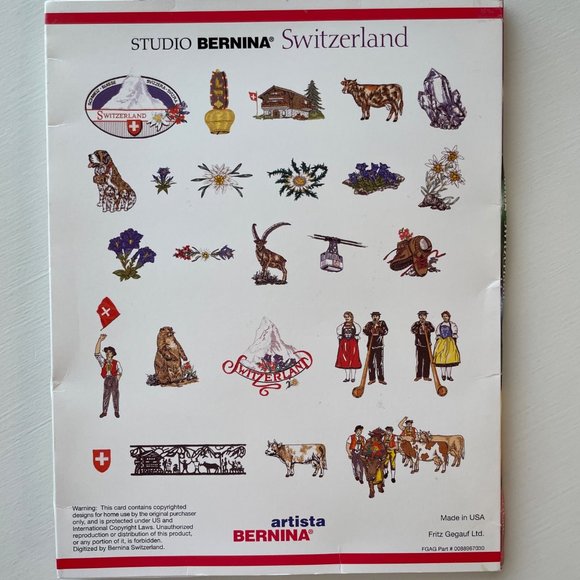 Studio Bernina Switzerland Number 514 Artista Card Kit - Picture 2 of 3